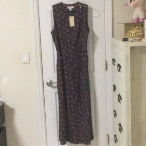 ❤️MK Elegant Sleeveless Blue and light Pink Dress❤️